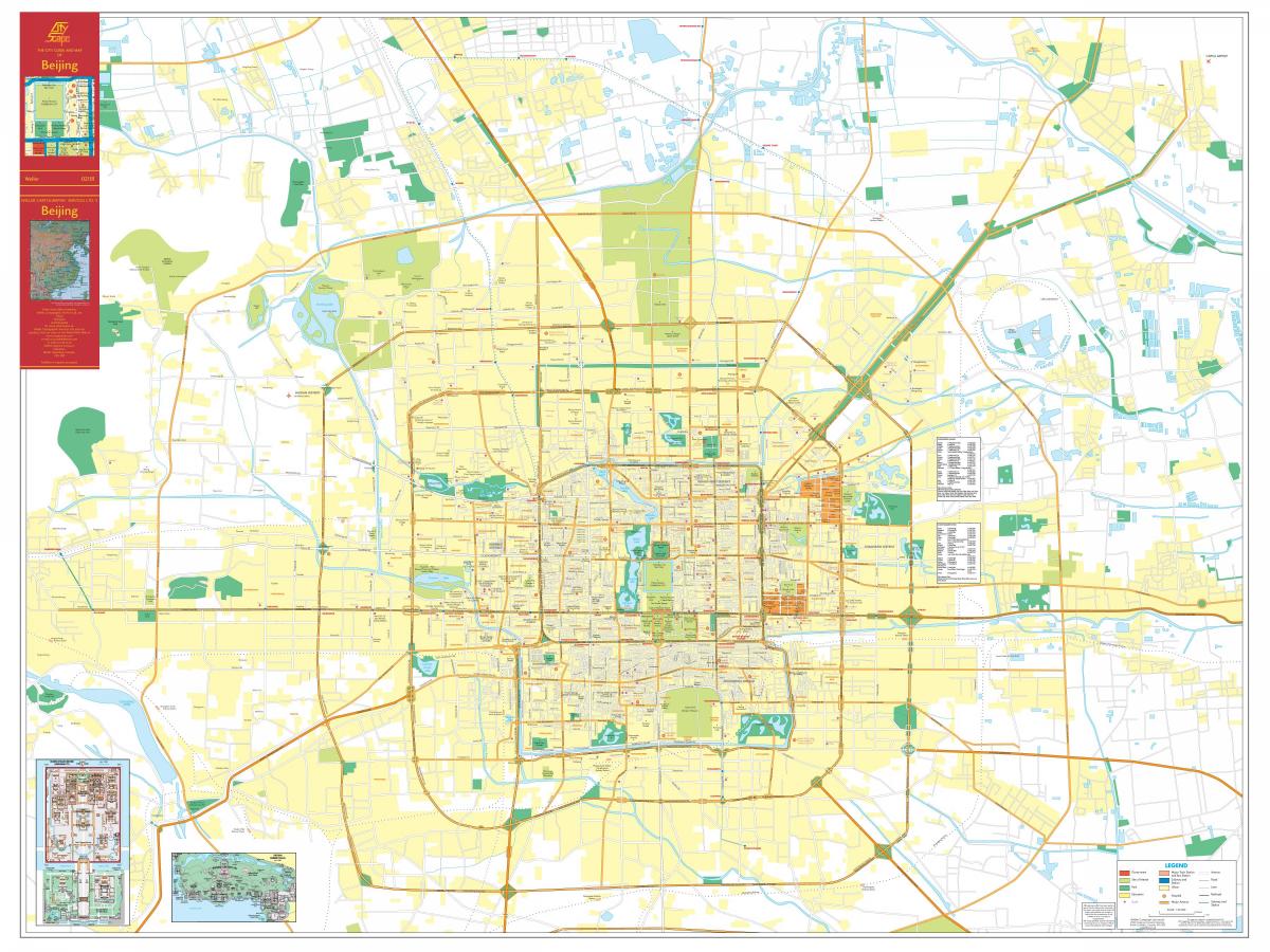 Peking (Peking) Stadtplan